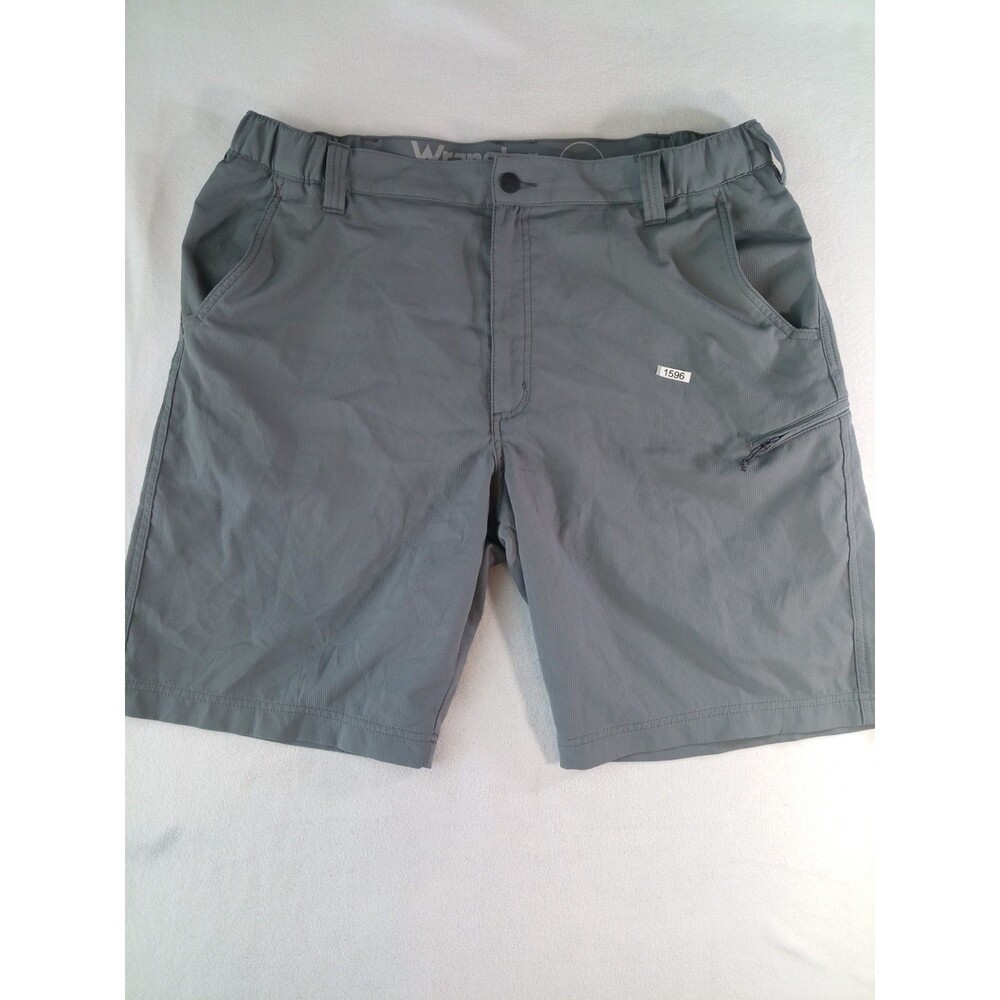 Wrangler Outdoor Shorts Mens 38 Gray Hiking Performance Quick Dry Stretch